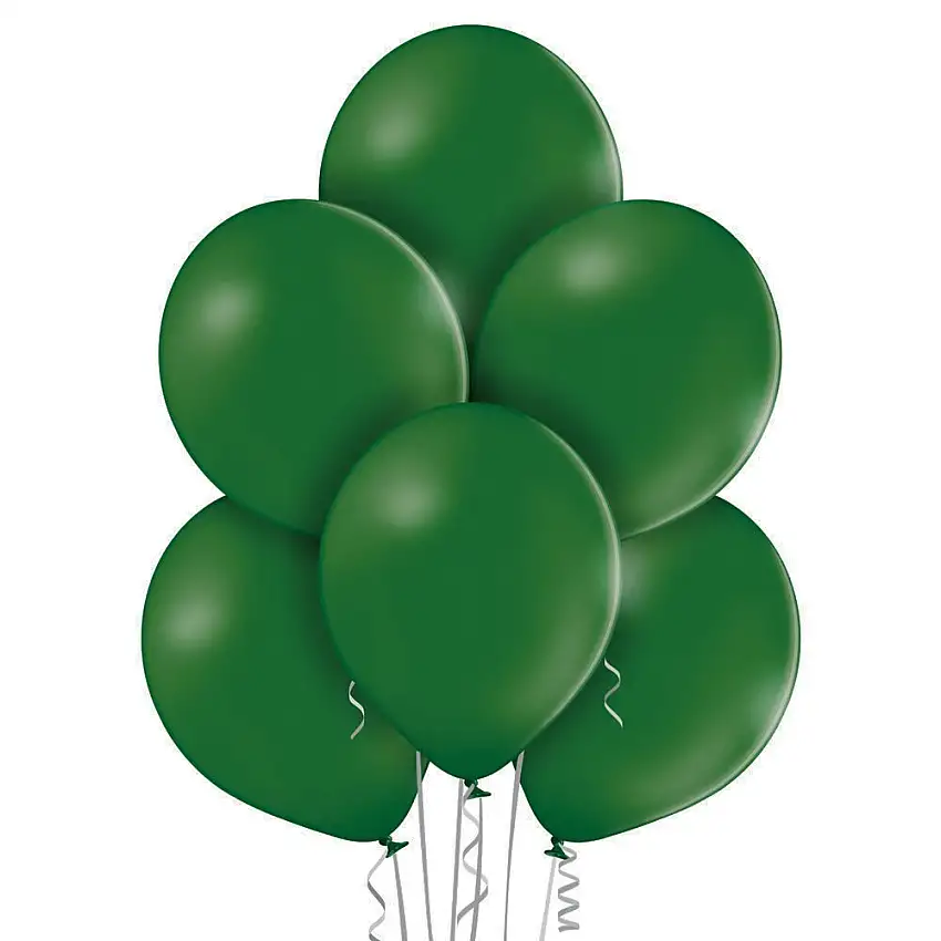 Forest Green Latex Balloon Pack – 17" 20ct