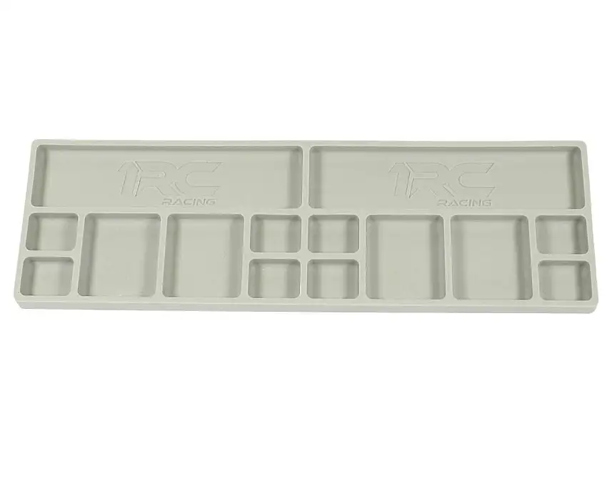 1RC Racing Silicone Parts Tray (Grey) (290x90mm)