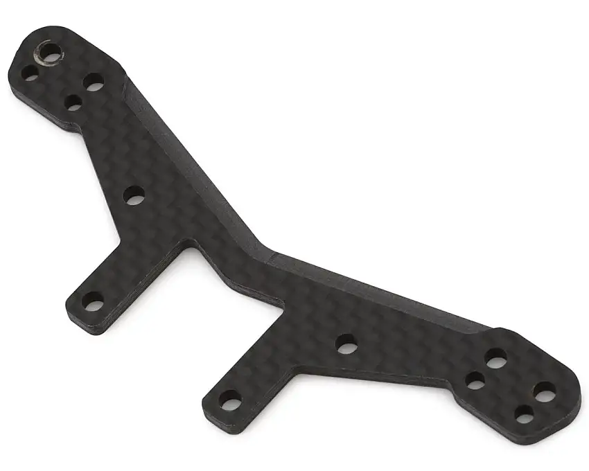 1UP Racing Associated TC8 CF1 Carbon Fiber Front Bumper Brace & Body Mount Plate