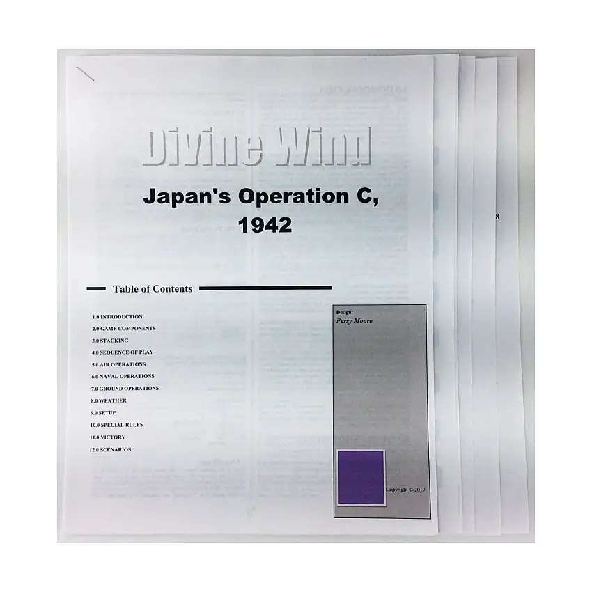 Divine Wind - Japan's Operation C, 1942