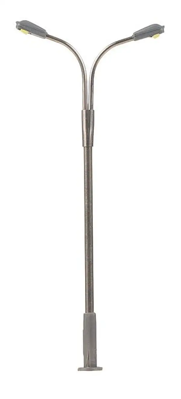 Faller 272121 N Scale LED Double Streetlight -- Adjustable (3)