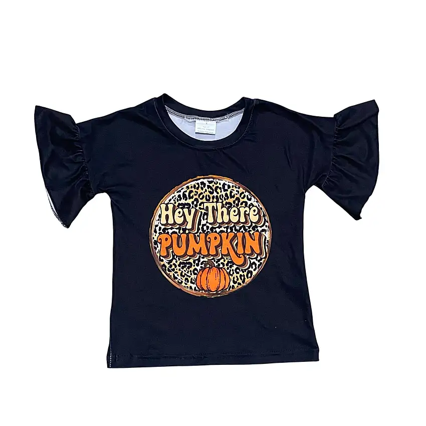 Hey There Pumpkin Ruffle Top