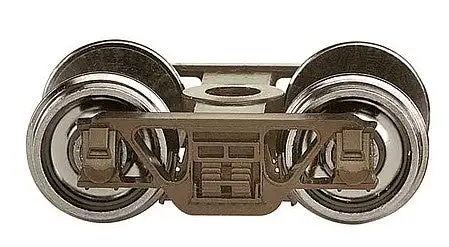 Bachmann 42910 HO Scale Andrews Leaf-Spring Friction-Bearing Trucks with Metal Wheels -- 1 Pair