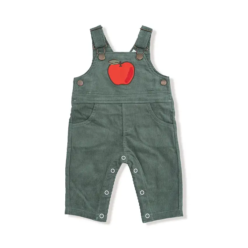 Classic Overall With Apple Applique