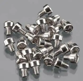 Bachmann 94656 G Scale Hex Screws -- Stainless Steel pkg(25)