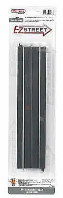 Bachmann 267 O Scale E-Z Street Track for Operating Vehicles & Trolleys -- 10" 25.4cm Straight pkg(4)