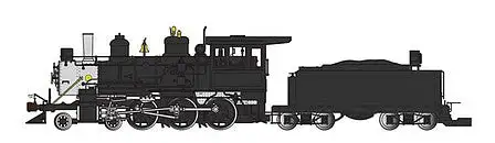 Bachmann 91804 G Scale 4-6-0 - Standard DC - Sound-Ready with Installed Speaker -- Painted, Unlettered (black, silver)
