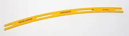 Peco NT15 N Scale Tracksetta Track Laying Template -- 15" 38.1cm Radius Curve