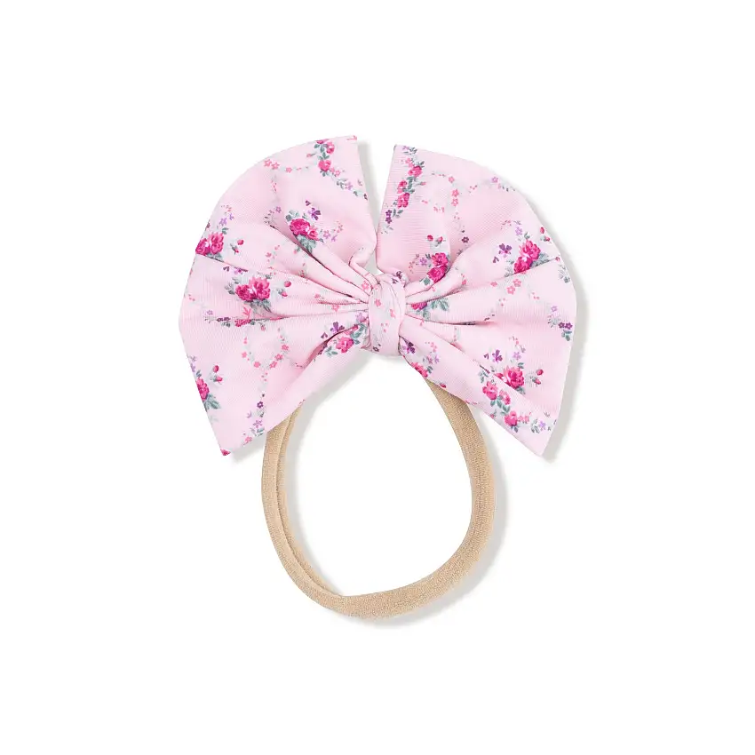 Big Bow On Soft Headband