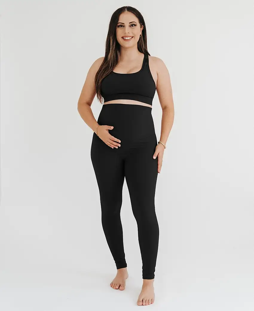 Axk Core Curve Maternity Legging - Black