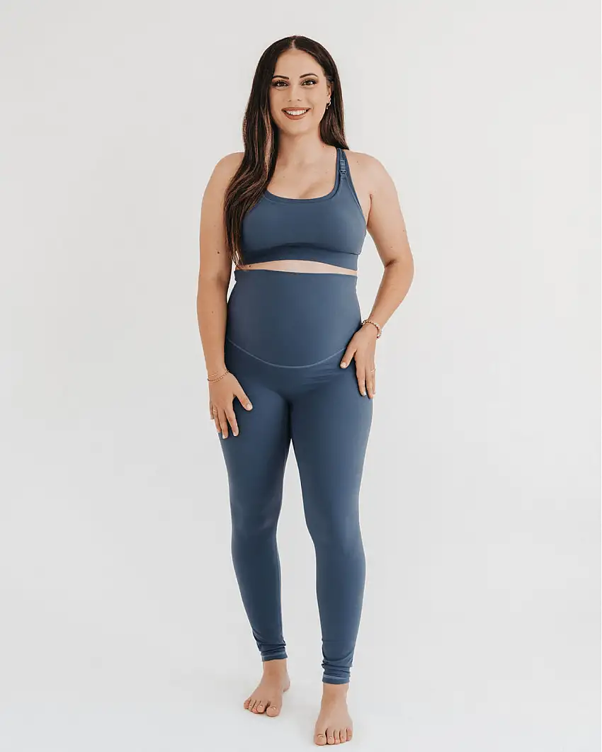 Axk Core Curve Maternity Legging - Blue