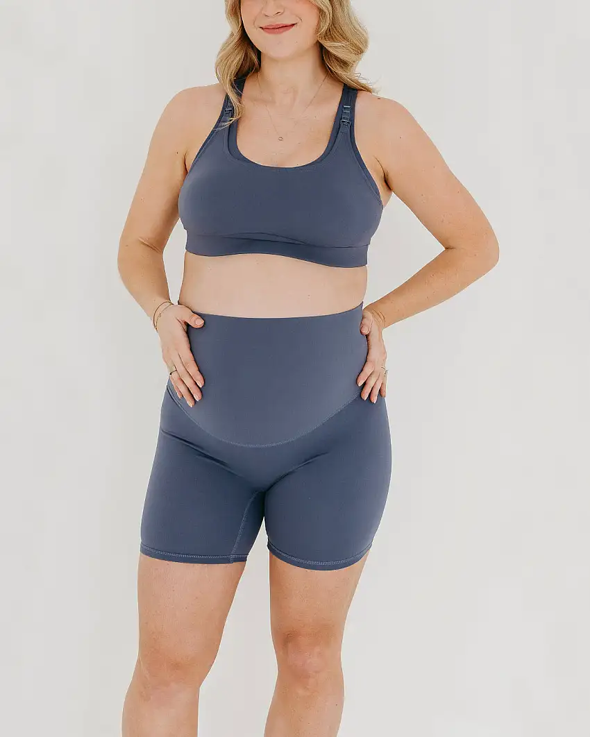 Axk Core Maternity Bike Short - Blue