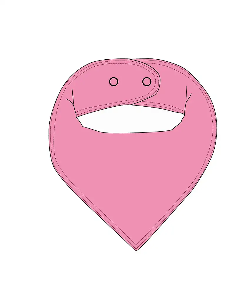 Monarch Pink - Bandana Bib