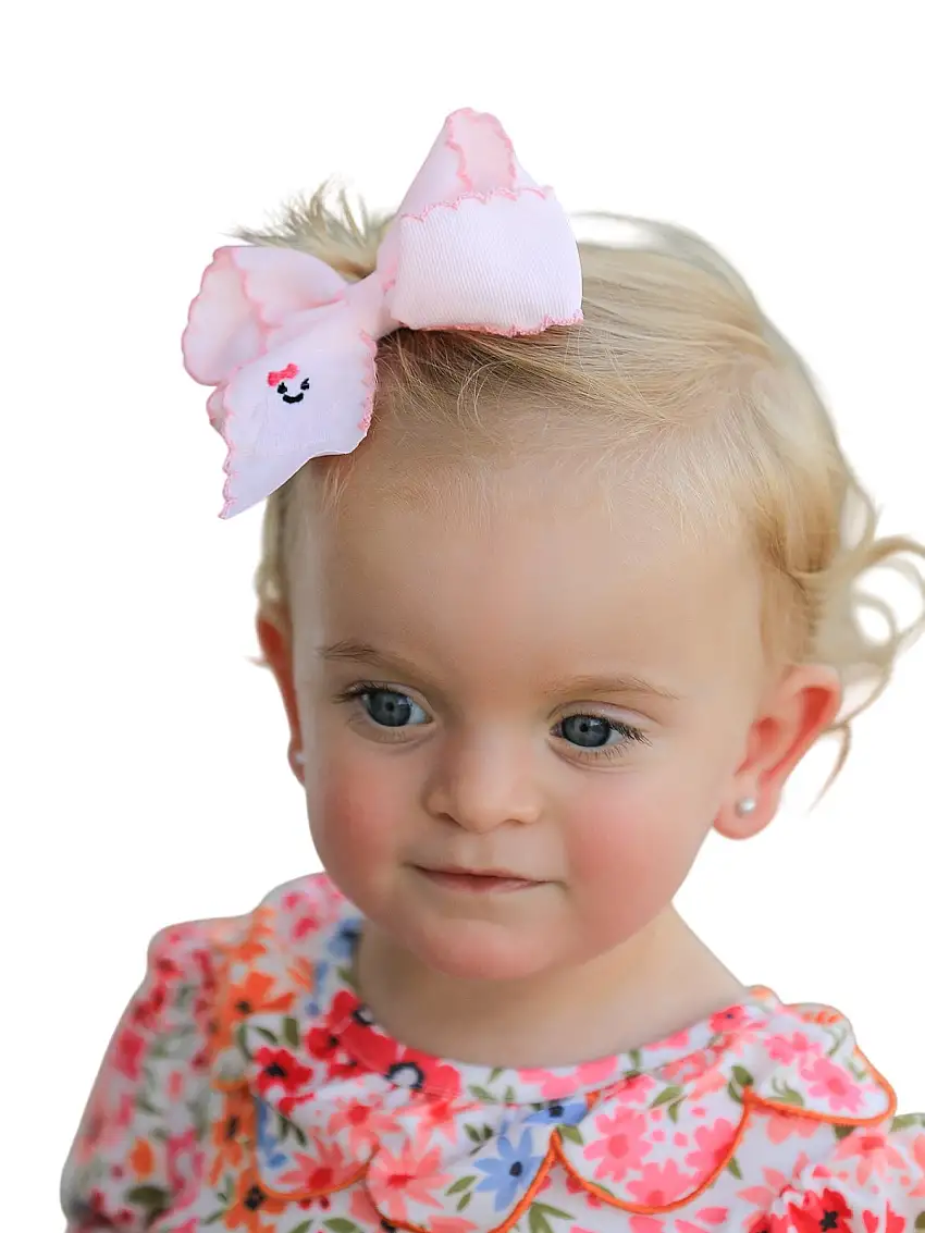 Halloween Ghost Bow Hairpin 3.9 Inch