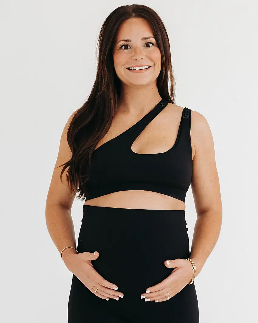 Axk Core Cross Body Nursing Bra - Black