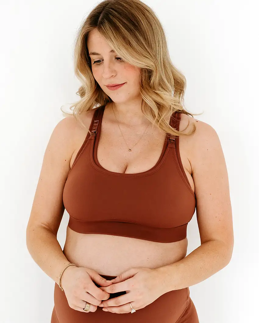 Axk Core Full Support Nursing Bra - Brown