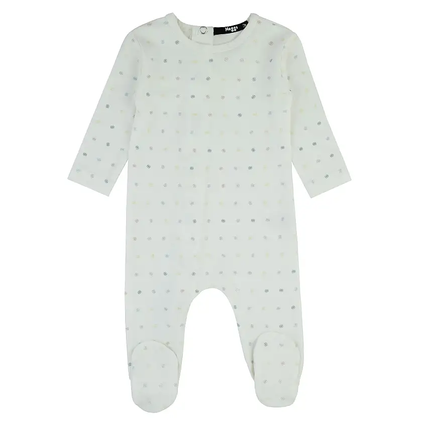 Boys Bamboo Pattern Footie