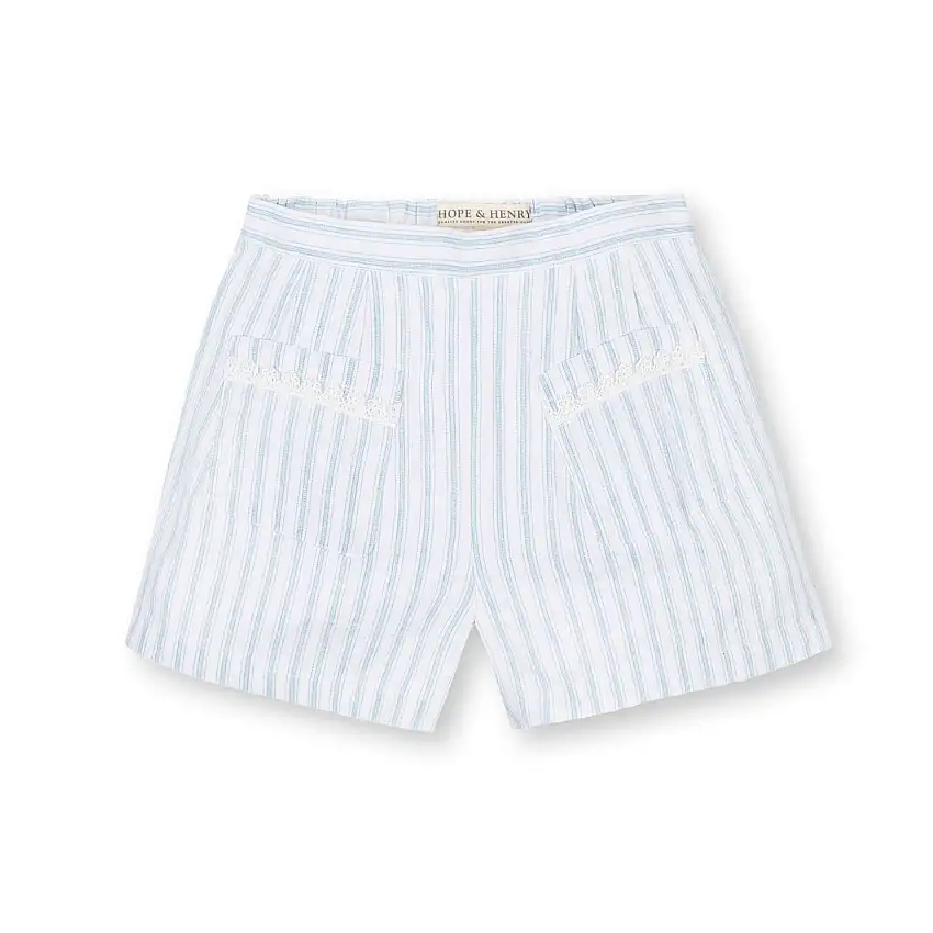 Linen Flat Front Short - Baby