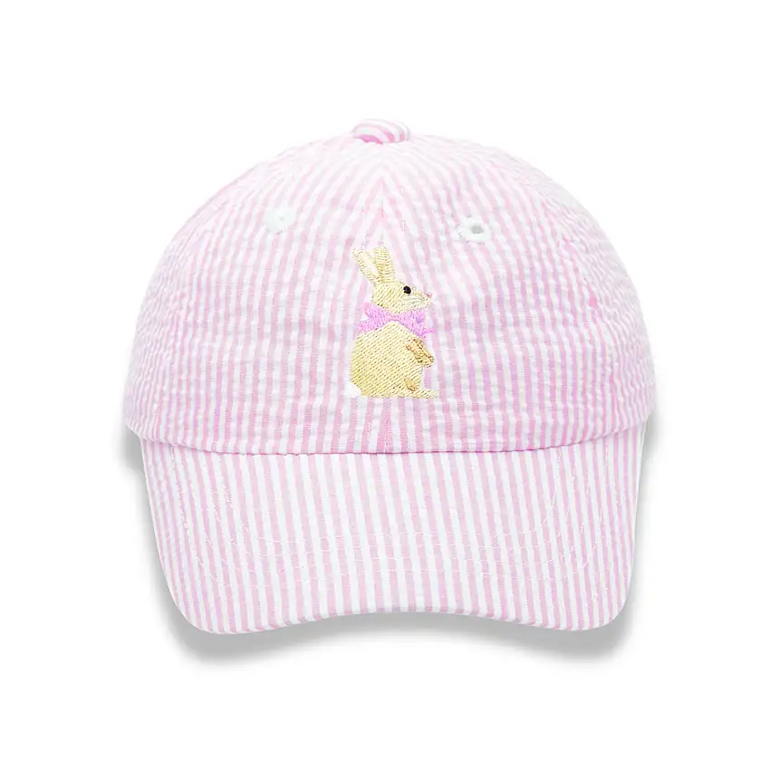 Bunny Bow Baseball Hat, Pink (baby/toddler, Youth)