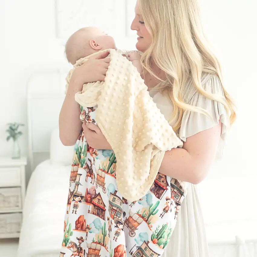 Baby & Toddler Minky Blanket - West Adventure