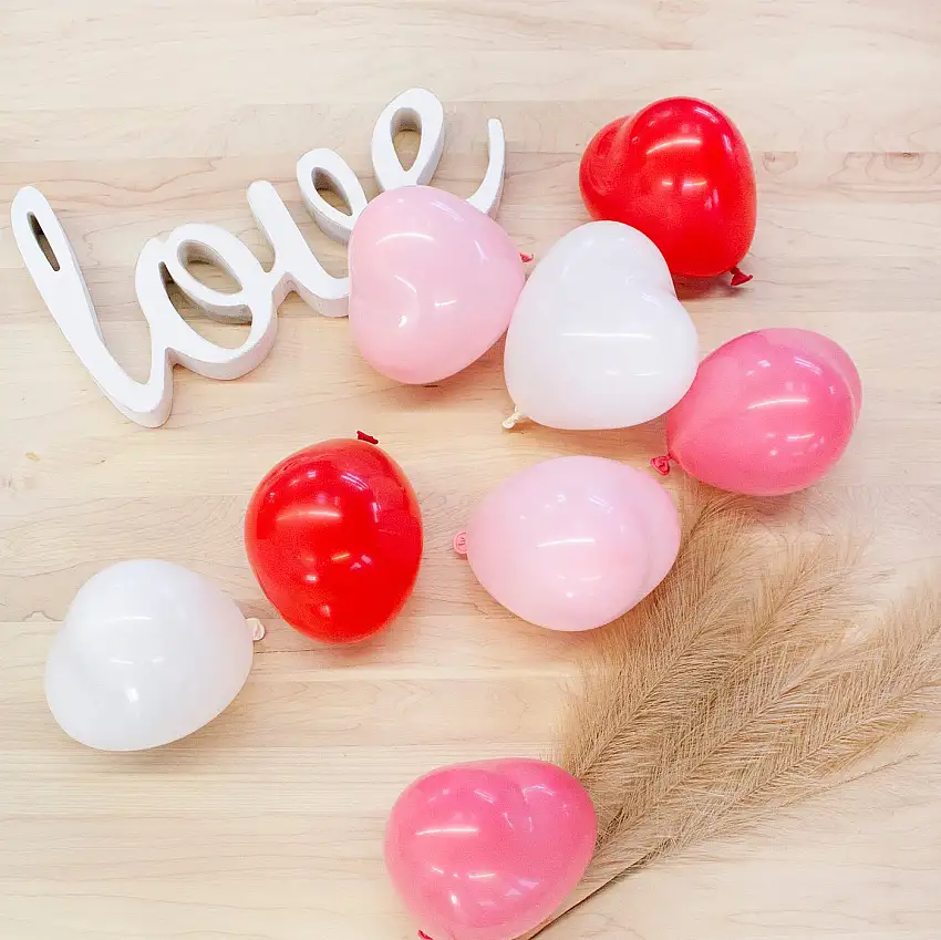 Assorted Mini Heart Balloon Pack