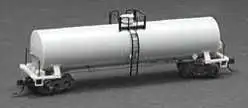 Atlas Model Railroad 40500 N Scale Master(TM) ACF 17,360-Gallon Insulated General Service Tank Car - Ready to Run -- Undecorated