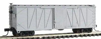 Atlas Model Railroad 41701 N Scale USRA Single-Sheathed Wood Boxcar w/5-5-5 Rib End - Ready to Run -- Undecorated