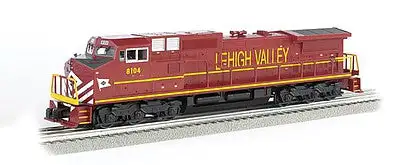 Bachmann 20432 O Scale GE Dash 9-44CW - Conventional 3-Rail w/True Blast Plus(R) Horn & Bell -- Norfolk Southern #8104 (Lehigh Valley Heritage, blue, gray, orange)