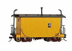 Bachmann 26563 On30 Scale 18' Wood Logging Caboose - Ready to Run -- Data Only (yellow)