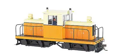 Bachmann 29202 On30 Scale Whitcomb 50-Ton Center-Cab w/DCC - Spectrum(R) -- Painted, Unlettered (orange, cream)