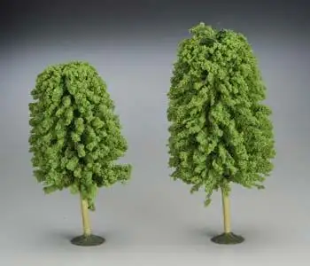 Bachmann 32206 O Scale SceneScapes(TM) Layout-Ready Trees -- Deciduous Trees 5-1/2 - 6-1/2" pkg(2)