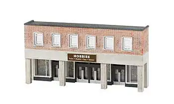 Bachmann 35055 N Scale Hobby Store False-Front Building -- Assembled - 3-3/4 x 7/8 x 1-7/8" 9.5 x 2.2 x 4.8cm