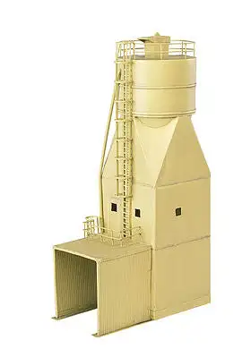 Bachmann 35101 HO Scale Mixing Hopper - SceneScapes(TM) -- Assembled - 4-1/4 x 2-1/2 x 8" 10.8 x 6.4 x 20.3cm