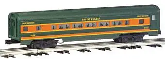 Bachmann 43003 O Scale Williams(TM) by Bachmann, Aluminum Streamliner 2-Car Passenger Add-On (60') -- Great Northern, Includes: Combine & Diner