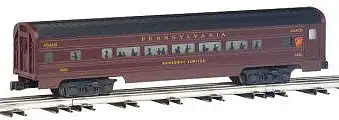 Bachmann 43006 O Scale Williams(TM) by Bachmann, Aluminum Streamliner 2-Car Passenger Add-On (60') -- Pennsylvania (Tuscan), Includes: Combine & Diner