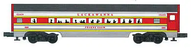 Bachmann 43015 O Scale Williams(TM) by Bachmann, Aluminum Streamliner 2-Car Passenger Add-On (60') -- Delaware, Lackawanna & Western, Includes: Combine & Diner