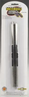 Bachmann 44820 N Scale E-Z Track(R) Straight Terminal Rerailer w/Wire -- 10" Long