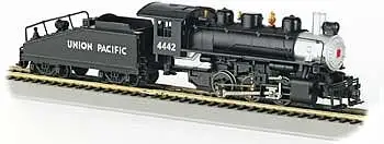 Bachmann 50603 HO Scale USRA 0-6-0 Switcher w/Slope-Back Tender - Standard DC -- Union Pacific #4442 (black, silver)