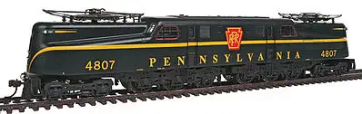 Bachmann 65251 N Scale GG1 Electric - Standard DC -- Pennsylvania Railroad #4912 (Brunswick Green, yellow, Single Stripe)