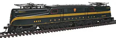 Bachmann 65253 N Scale GG1 Electric - Standard DC -- Pennsylvania Railroad #4842 (Brunswick Green, yellow, 5-Stripe)