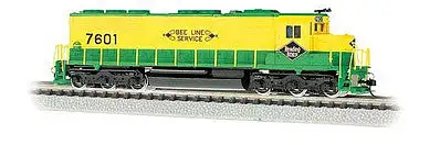 Bachmann 66456 N Scale EMD SD45 w/Sound & DCC -- Reading (green, yellow)