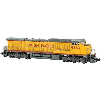 Bachmann 67351 N Scale Dash 8-40CW w/DCC & Sound -- Union Pacific #9363 (Armour Yellow, gray, red)