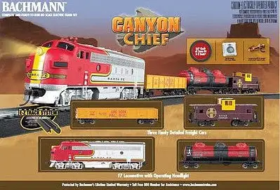 Bachmann 740 HO Scale Canyon Chief Train Set -- Atchison, Topeka & Santa Fe