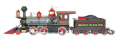 Bachmann 81489 G Scale 2-6-0 - Standard DC - Spectrum(R) -- Grizzly Flats RR (Ward Kimball Scheme, black, red, Russian Iron, brass, gold