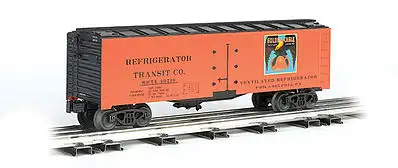 Bachmann 93203 G Scale Wood Reefer - Ready to Run -- Golden Eagle Oranges