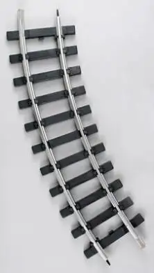 Bachmann 94601 G Scale Steel Alloy Curved Track -- Single Piece