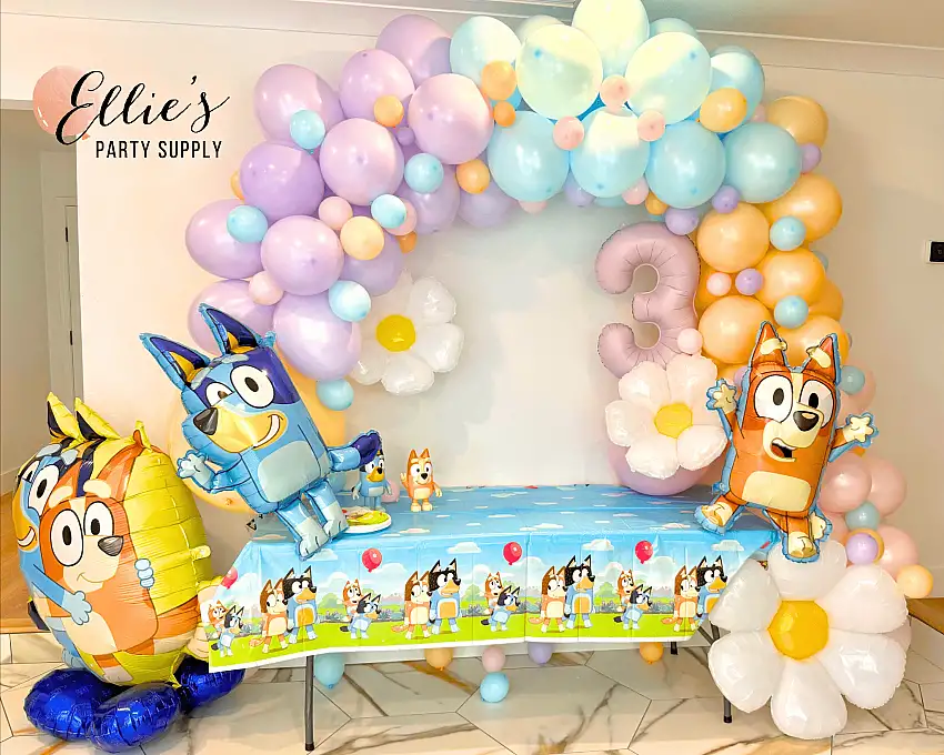 Bluey-inspired Balloon Garland | Kids' Party Balloon Arch Kit
