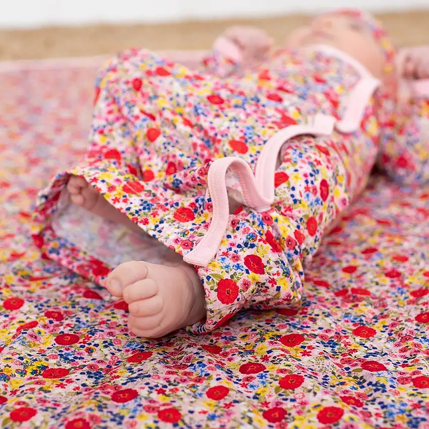 Blush Bloom Gown & Hat