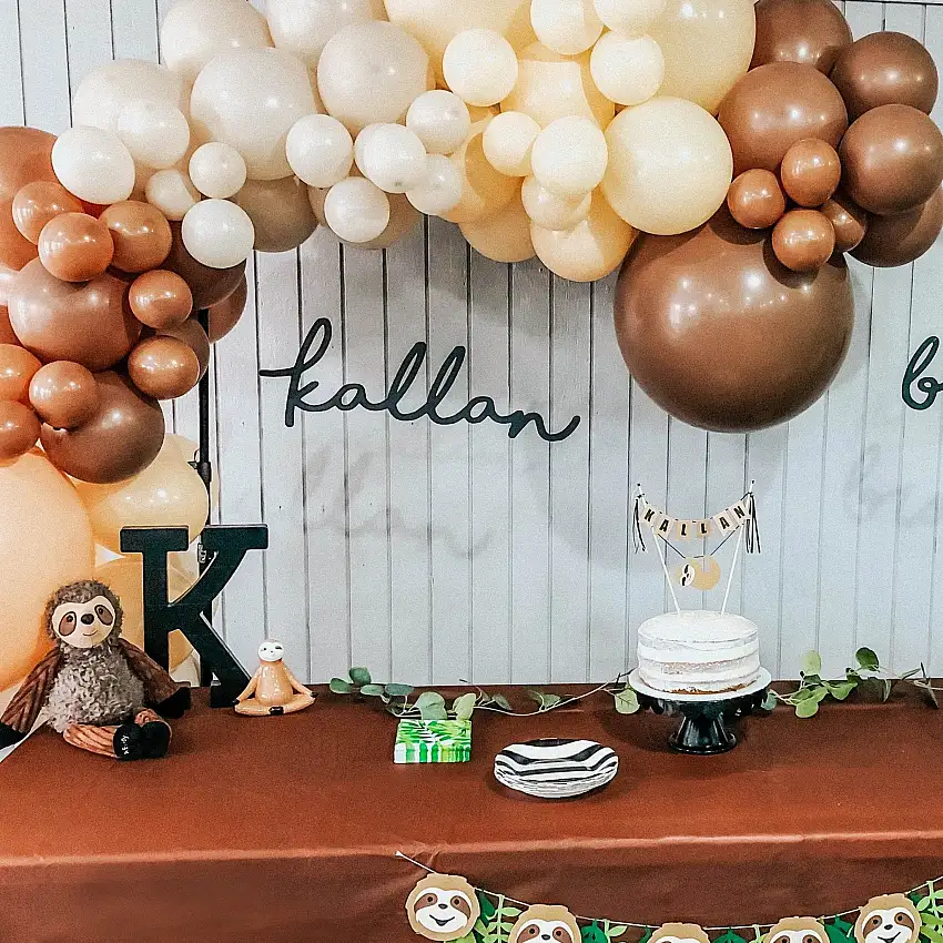 Boho Nudes Balloon Garland Kit – Blush & Mocha