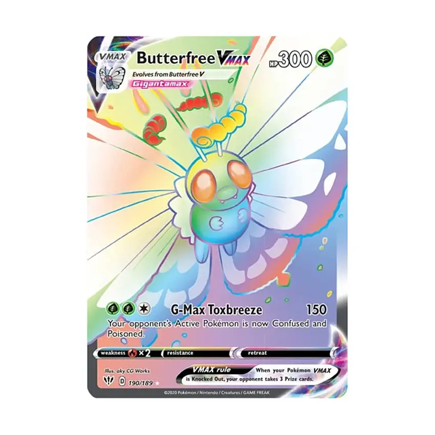 Butterfree VMAX (SR) (SR) #190/189 (Holo)